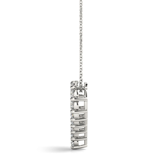 1/4 Ct Heart Pendant FG/VVS1 Lab Grown Diamond Pendant in 14K Gold