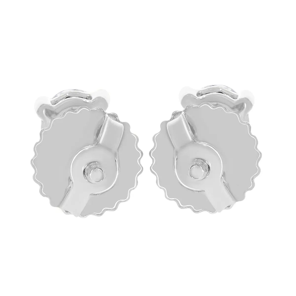1.00 CT Oval Diamond Stud Earrings in 14K Yellow or White Gold