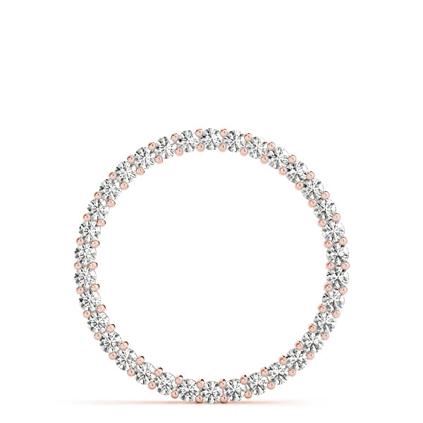 0.50Ct Round Lab Grown Diamond Pendant in 14K Solid Gold, FG/VVS1, 33 Diamonds, 18" Box Chain