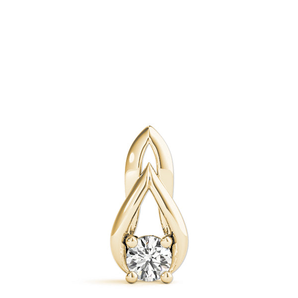 0.25Ct FG/VVS1 Diamond Pendant Necklace With 18" Chain in 14K Gold