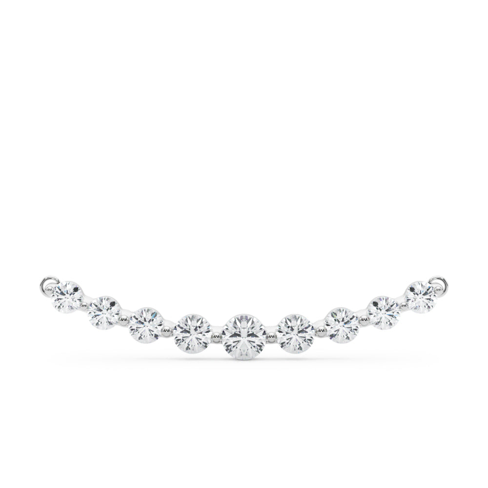 1/2 Carat Diamond FG/VVS1 Necklace Pendant In 14K Rose White & Yellow Gold