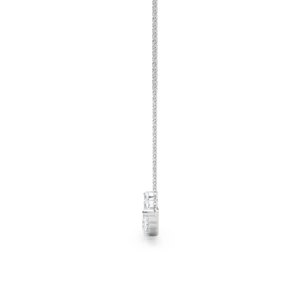 1/2 Carat Diamond FG/VVS1 Necklace Pendant In 14K Rose White & Yellow Gold