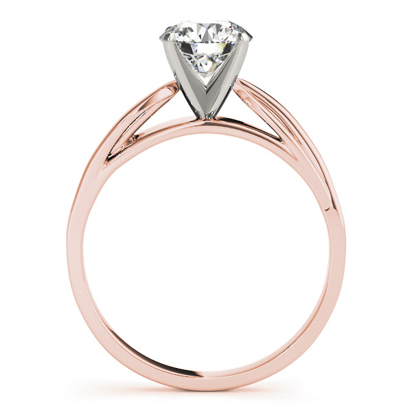 0.40 Ct Diamond Solitaire Engagement Ring In 14K Gold