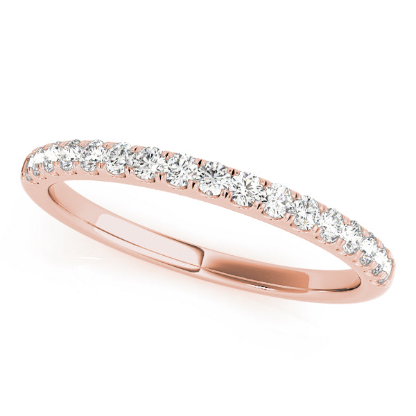 Elegant 10K Split Prong Wedding Ring with 1/4 ct Diamonds in White & Yellow Gold
