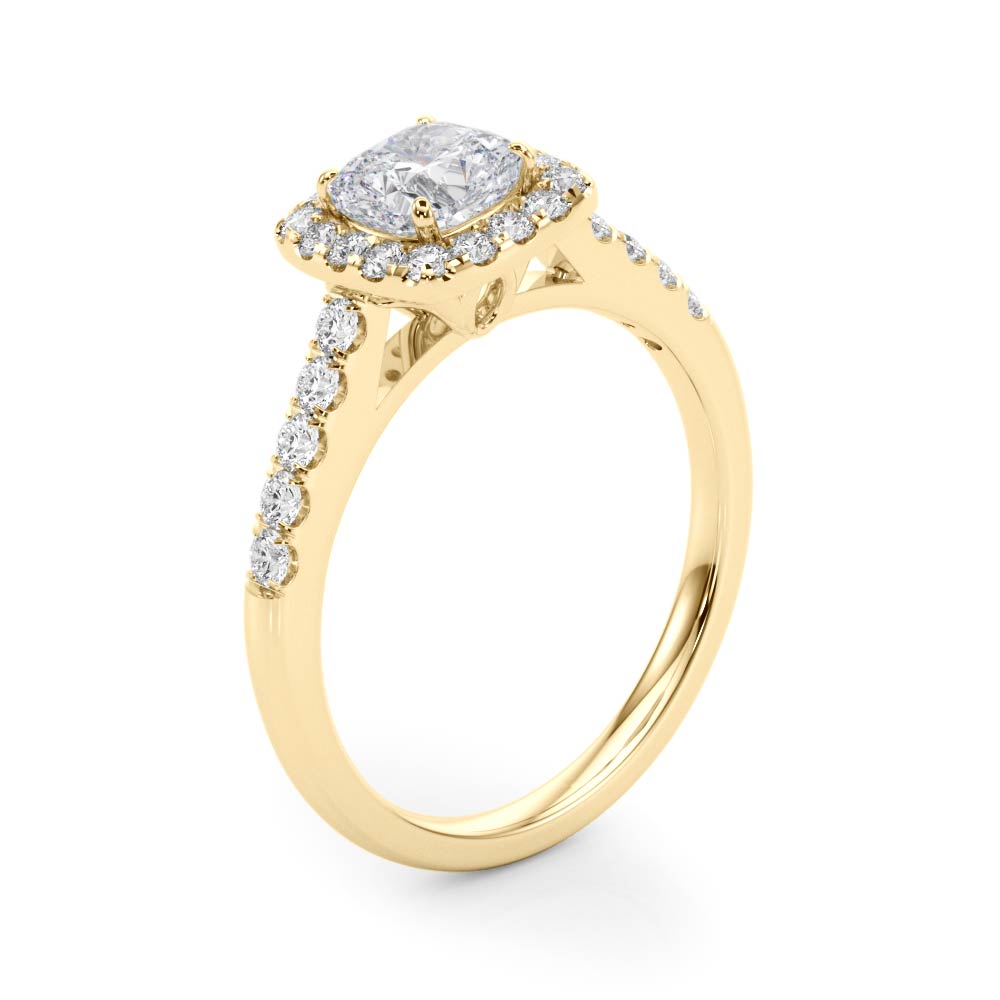 Exquisite 1.00 Ct Round Diamond Engagement & Bridal Set | 14k Solid Yellow Gold