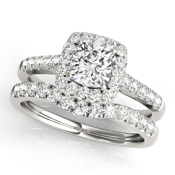 Brilliant 1.00 Ct Lab-Grown Diamond Engagement Ring Set in 14k White Gold