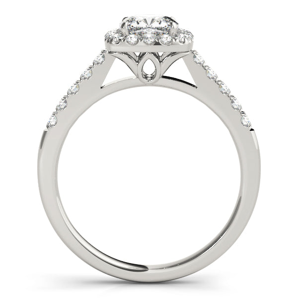 Brilliant 1.00 Ct Lab-Grown Diamond Engagement Ring Set in 14k White Gold