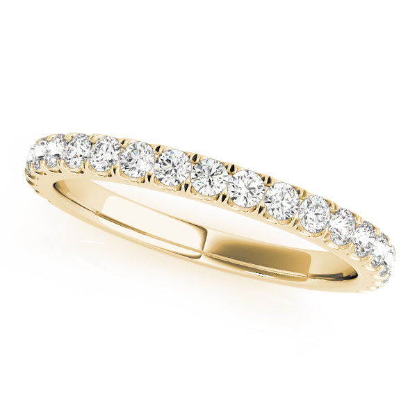 Classic Romance: 10k Split Prong Wedding Bands
