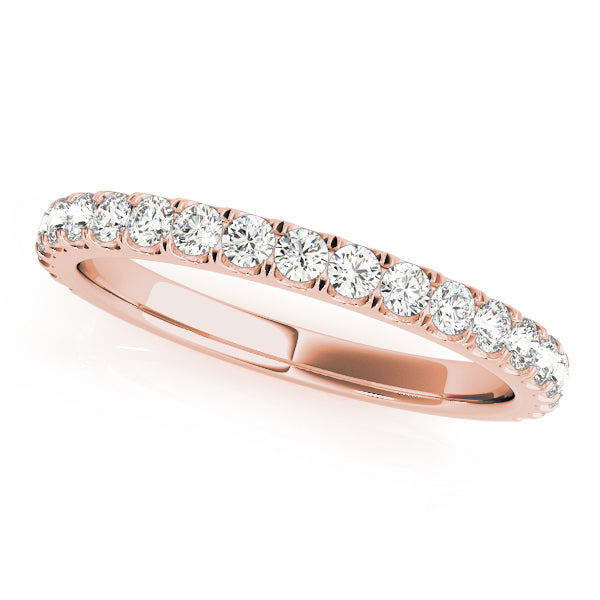 Classic Romance: 10k Split Prong Wedding Bands
