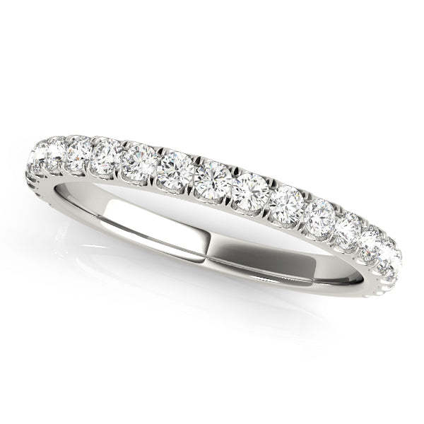 Classic Romance: 10k Split Prong Wedding Bands
