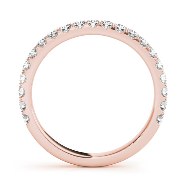 Classic Romance: 10k Split Prong Wedding Bands