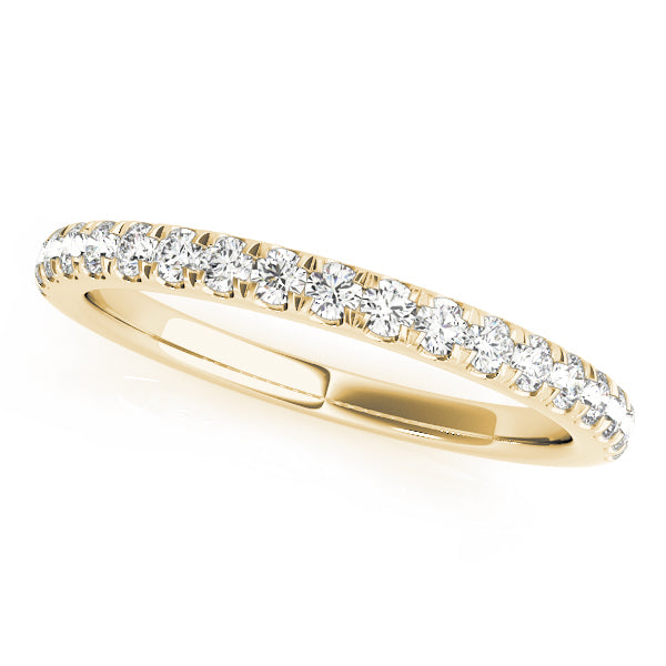 10k Split Prong Wedding Bands