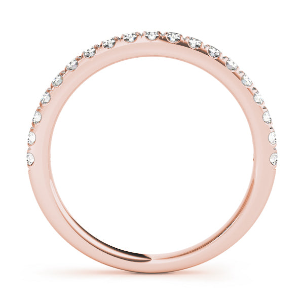 10k Split Prong Wedding Bands