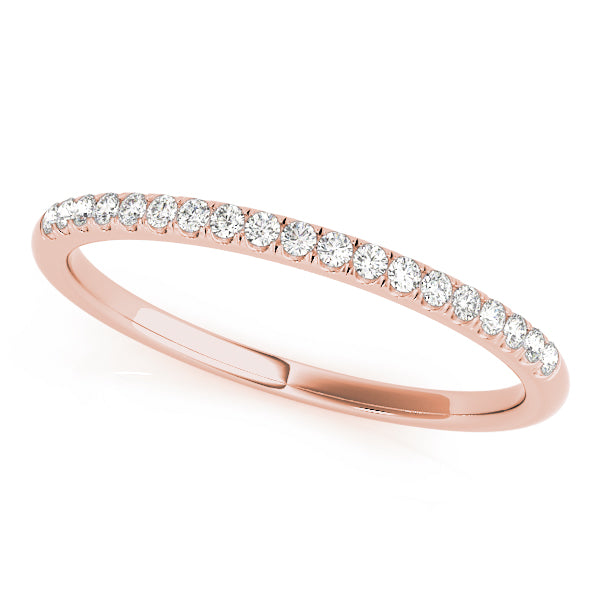 Stylish 10K Prong Set Wedding Bands Featuring 1/8 ct of Brilliant White & Yellow Diamonds