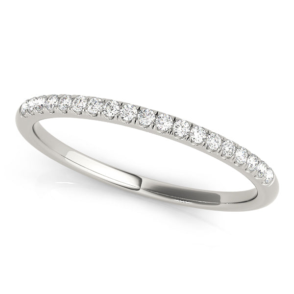 Stylish 10K Prong Set Wedding Bands Featuring 1/8 ct of Brilliant White & Yellow Diamonds