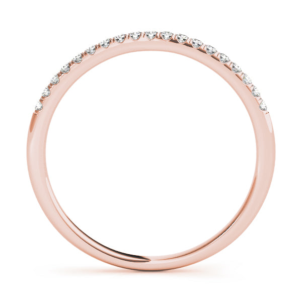 Stylish 10K Prong Set Wedding Bands Featuring 1/8 ct of Brilliant White & Yellow Diamonds