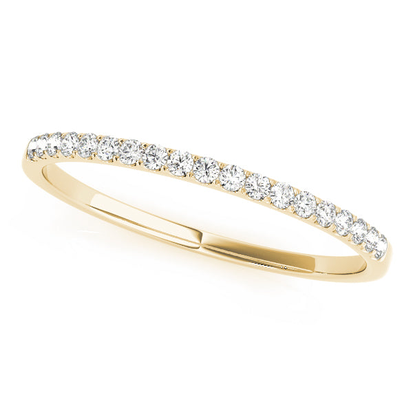 Classic Romance: 10k Split Prong Wedding Bands