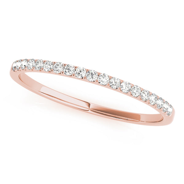 Classic Romance: 10k Split Prong Wedding Bands