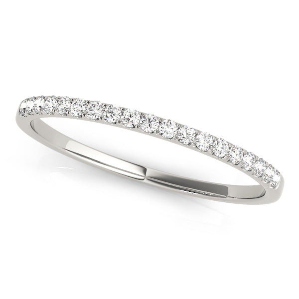 Classic Romance: 10k Split Prong Wedding Bands