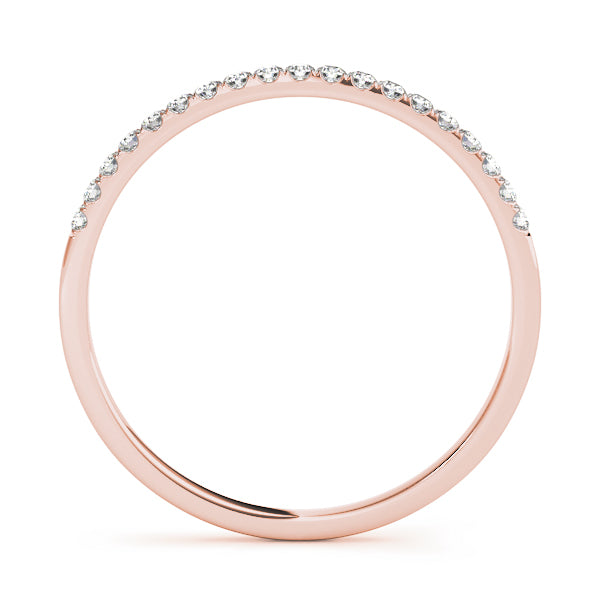 Classic Romance: 10k Split Prong Wedding Bands