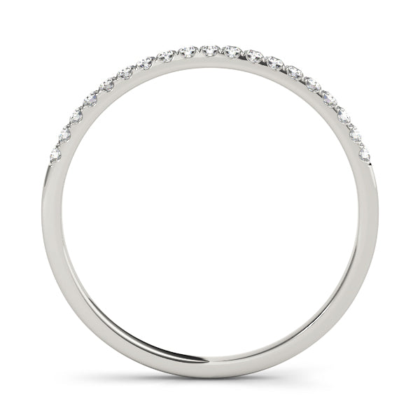 Classic Romance: 10k Split Prong Wedding Bands