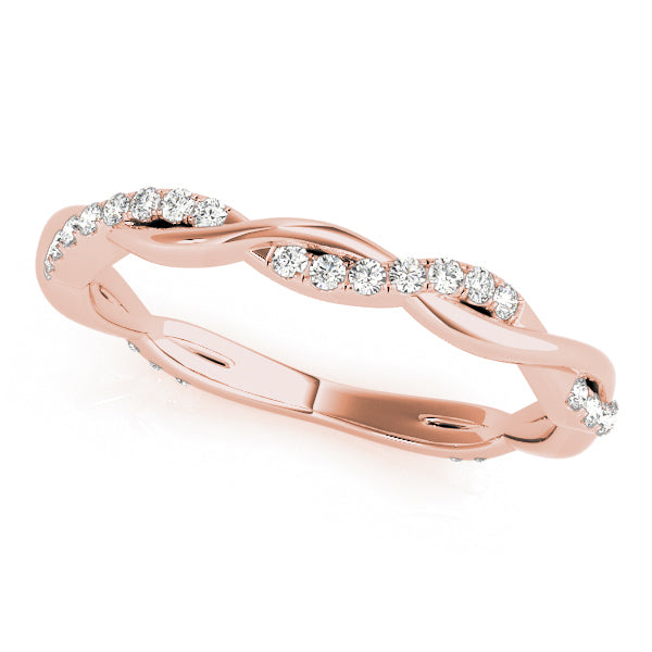 10k Split Prong Wedding Bands