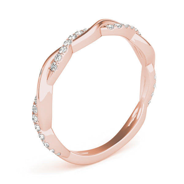 10k Split Prong Wedding Bands