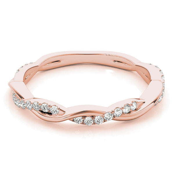 10k Split Prong Wedding Bands