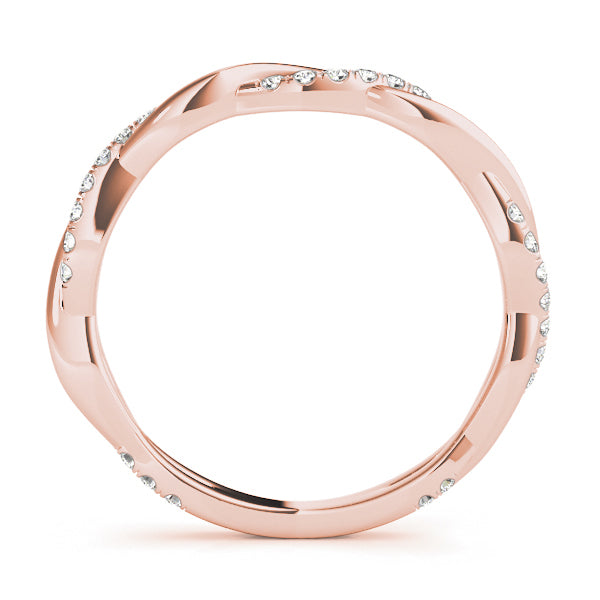 10k Split Prong Wedding Bands