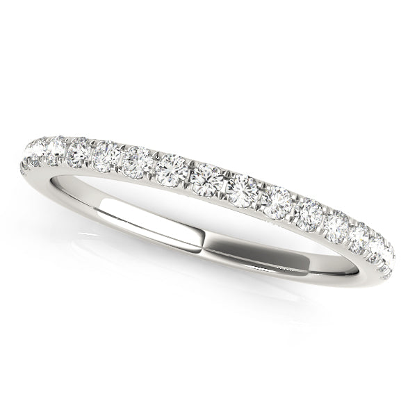 0.17 Ct Diamond Engagement Wedding Band In 10K Rose White & Yellow Gold