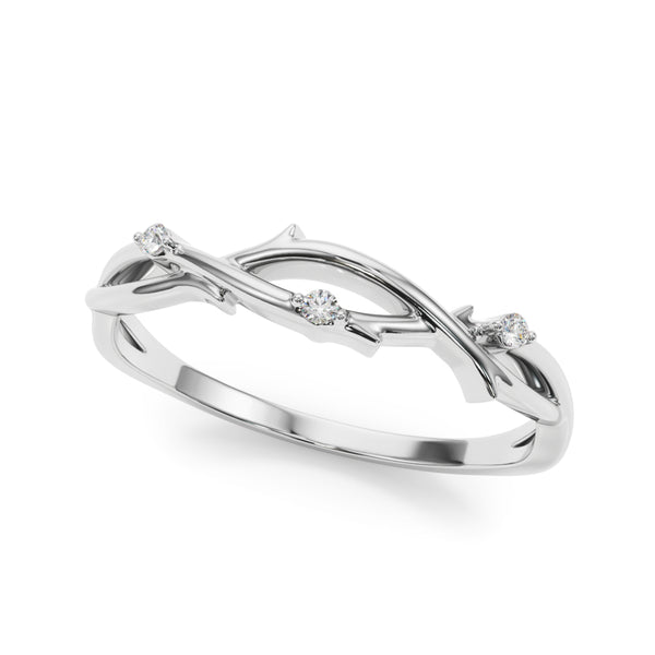 Three Stone Ring + Band Set