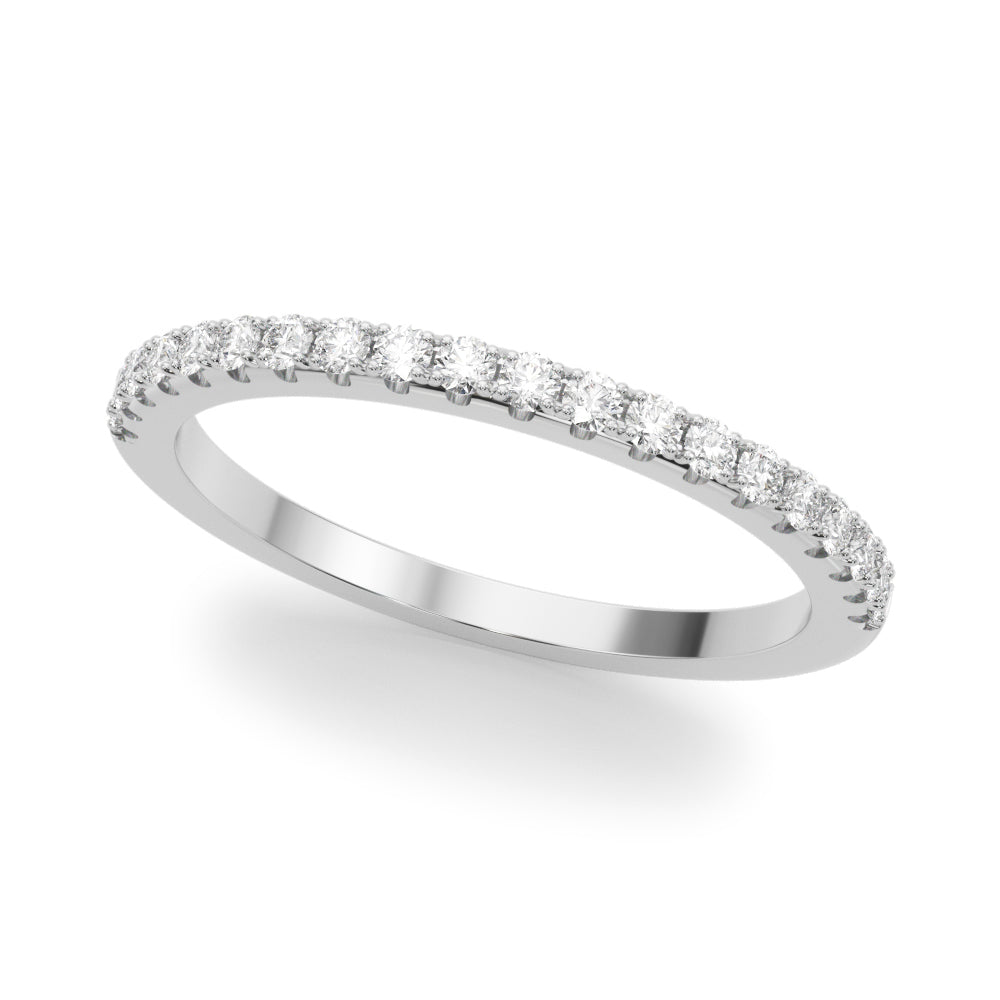 1/3 Ct Round Diamond Wedding Engagement Band 14K Rose/ White & Yellow Gold