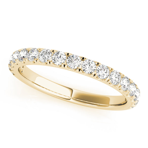 1.00 Ct Round Diamond Wedding Engagement Band in 10K Gold