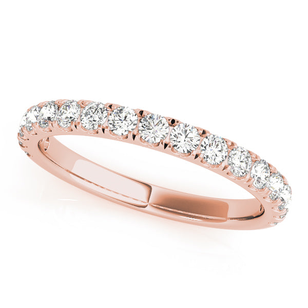 1.00 Ct Round Diamond Wedding Engagement Band in 10K Gold