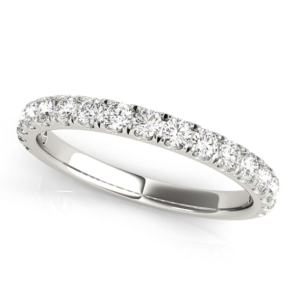 1.00 Ct Round Diamond Wedding Engagement Band in 10K Gold