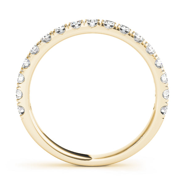 1.00 Ct Round Diamond Wedding Engagement Band in 10K Gold