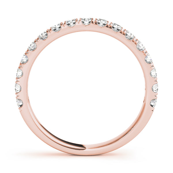 1.00 Ct Round Diamond Wedding Engagement Band in 10K Gold