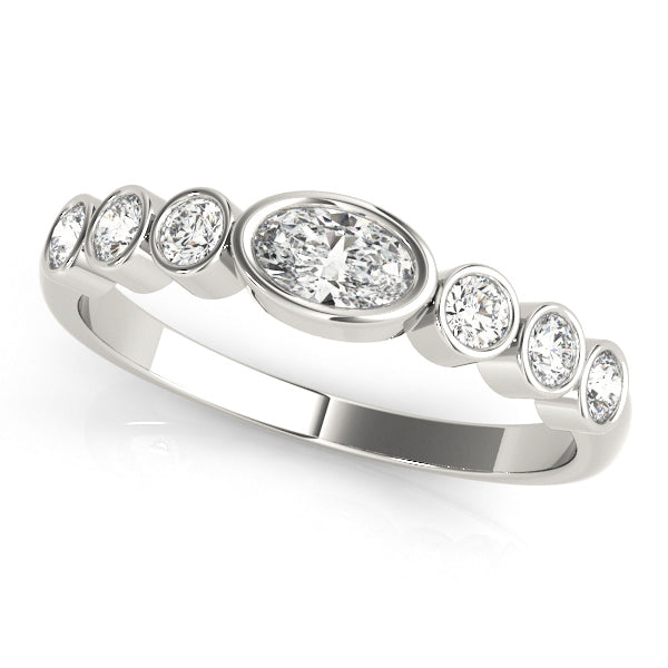 0.25 Carat Lab Grown Diamond Wedding Engagement Rings In 14K Solid White Gold