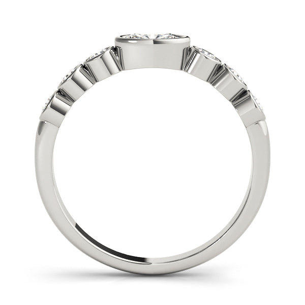0.25 Carat Lab Grown Diamond Wedding Engagement Rings In 14K Solid White Gold