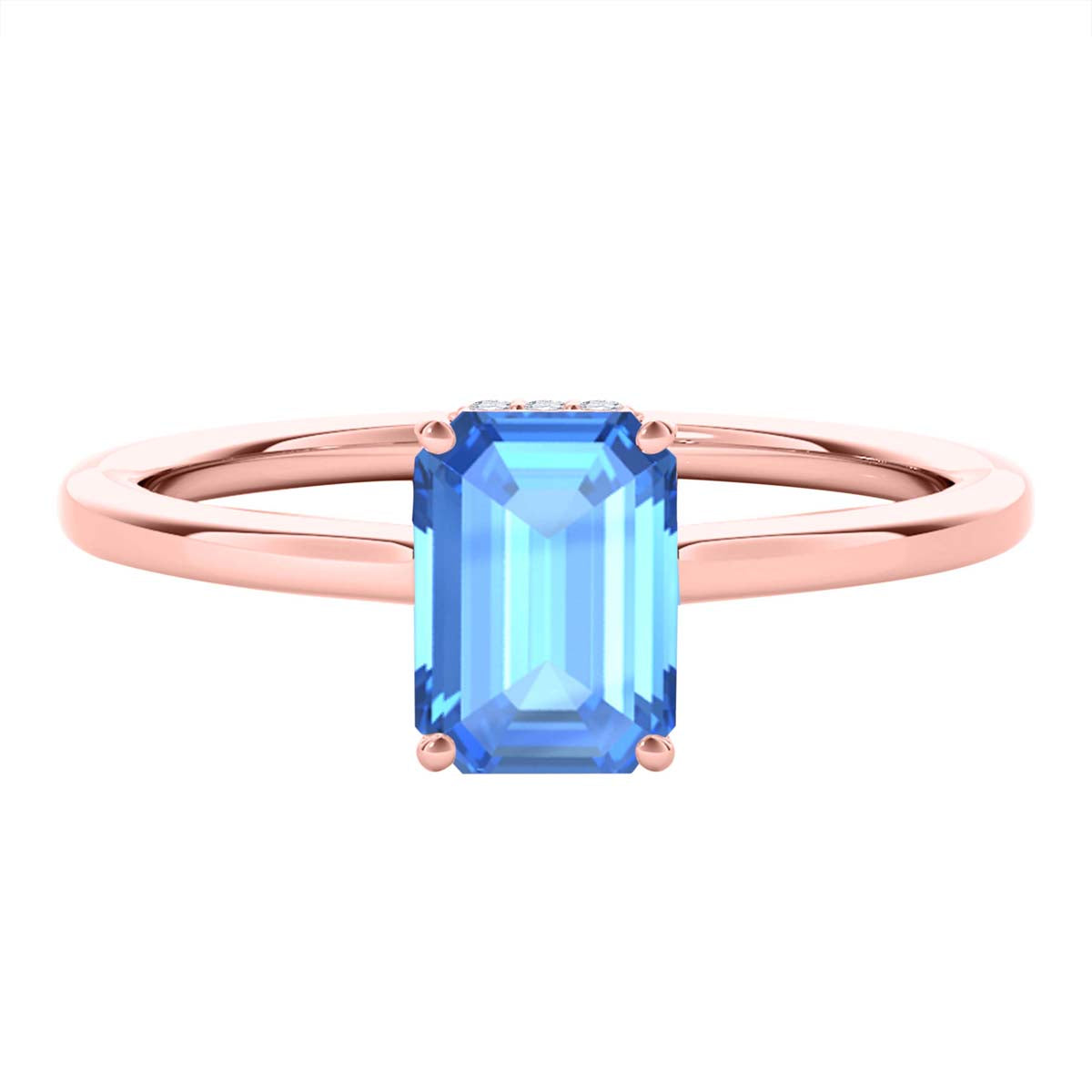 2.5 Ct Diamond Gemstone 10K Rose White & Yellow Gold Wedding Engagement Rings Jewelry