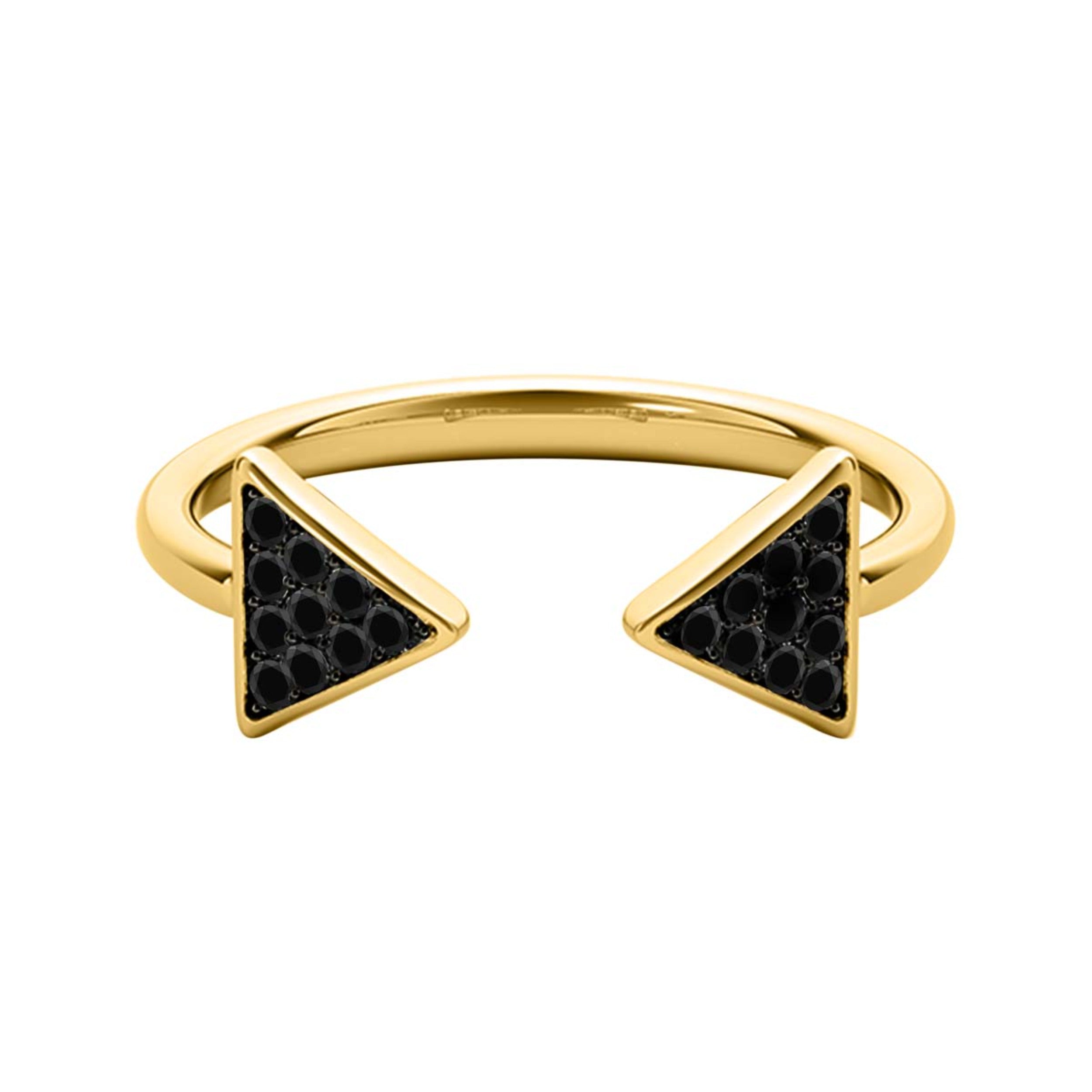 0.25 Ct Black Diamond Wedding Band In 10K Solid Rose/ White & Yellow Gold