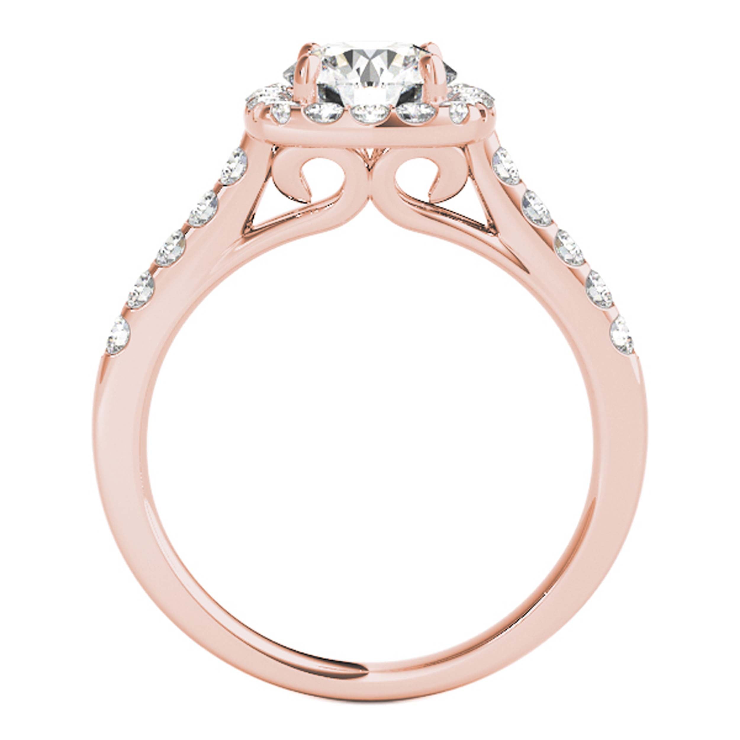 10K Rose White & Yellow Gold 1.00 Ct Diamond Bridal Set Engagement Rings Women Jewelry
