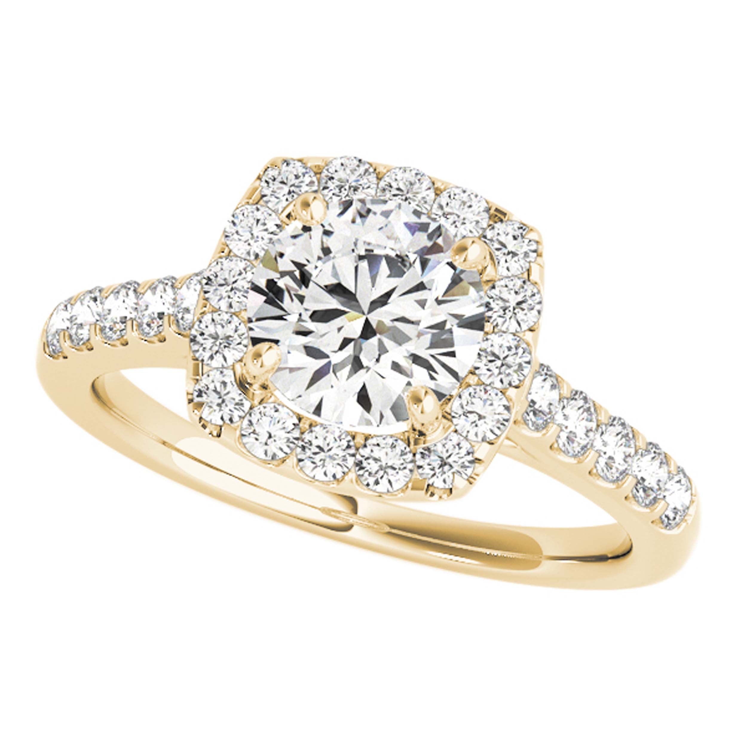 10K Rose White & Yellow Gold 1.00 Ct Diamond Bridal Set Engagement Rings Women Jewelry