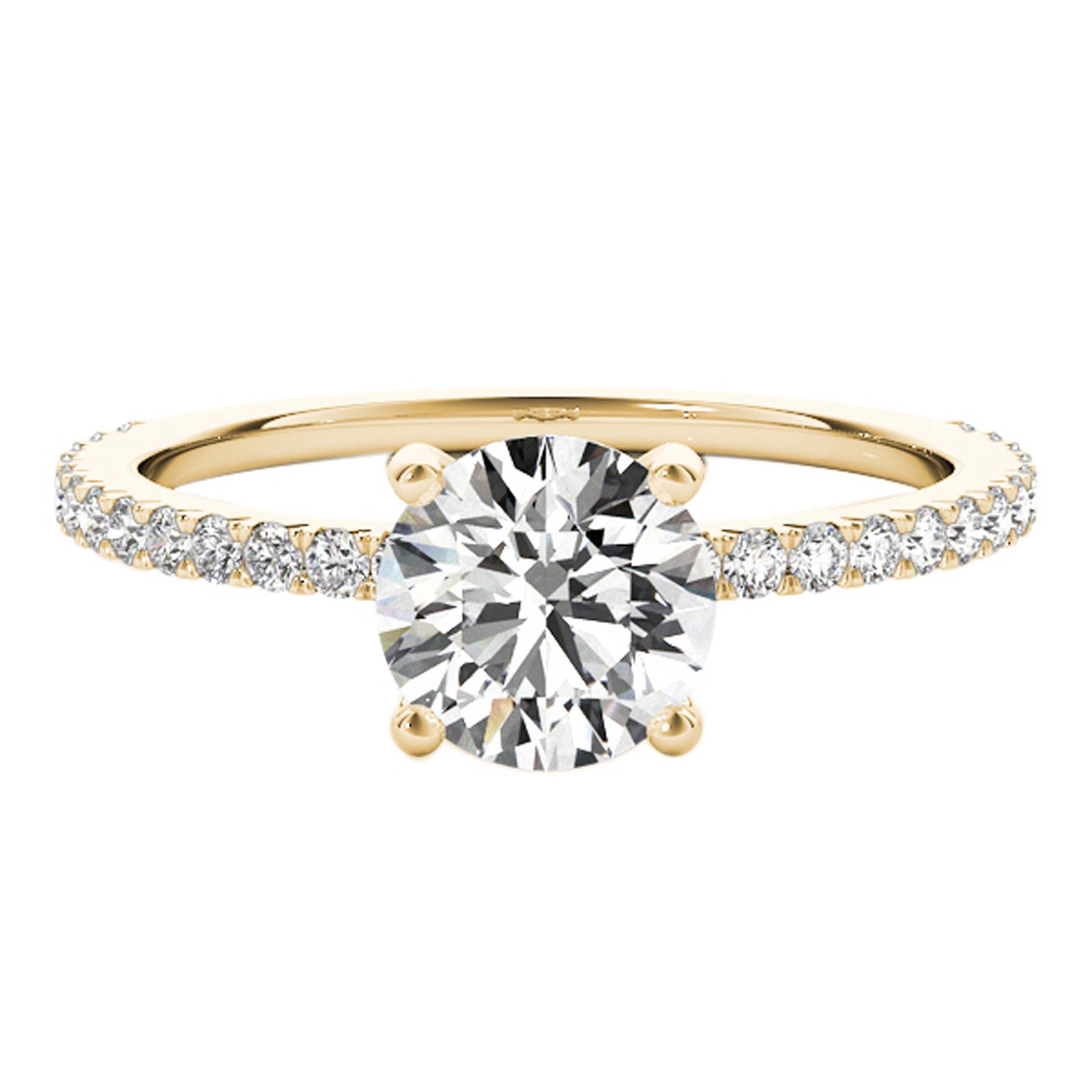 1.00 Ct Brilliant Cut Diamond Bridal Set Engagement Ring 10K White Rose & Yellow Gold