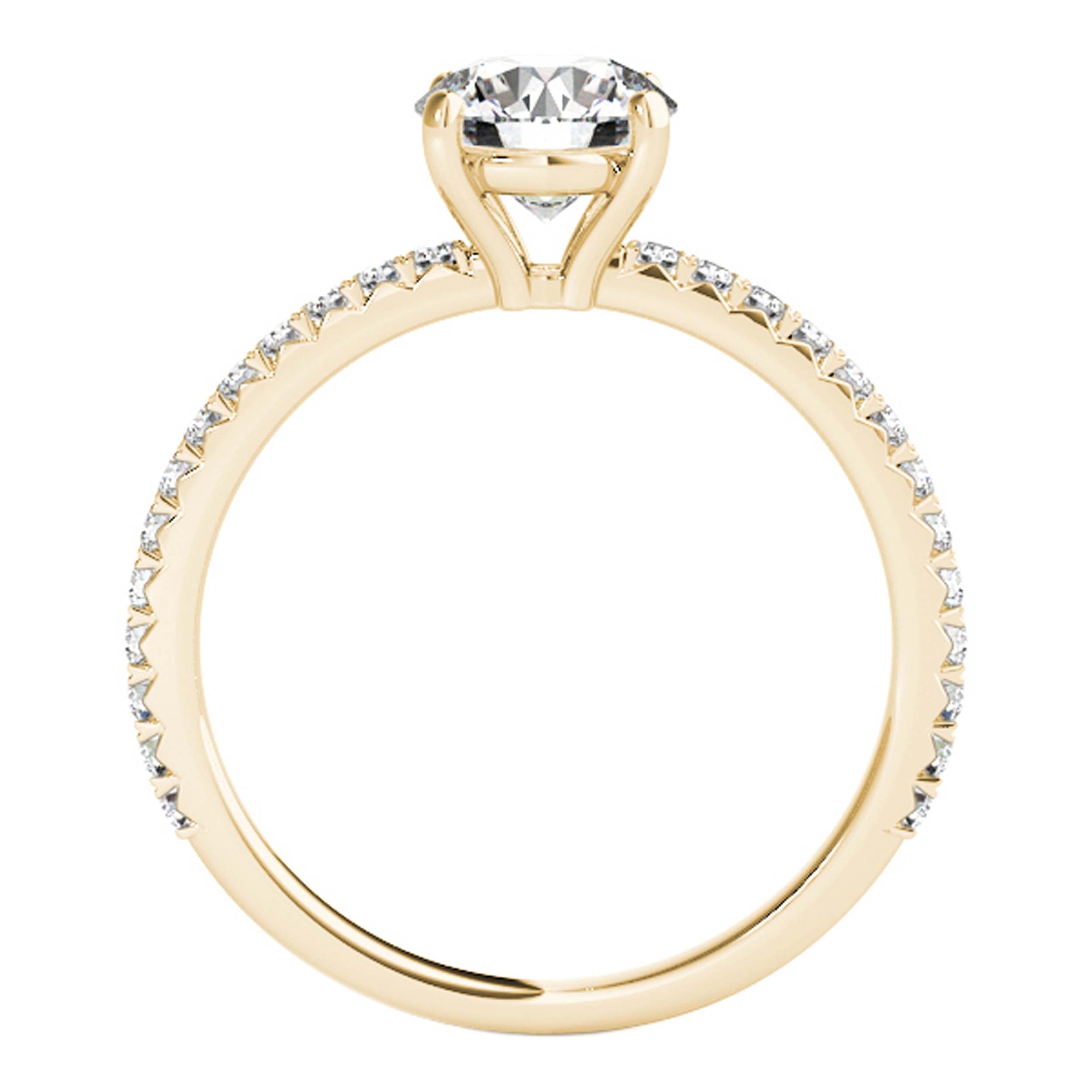 1.00 Ct Brilliant Cut Diamond Bridal Set Engagement Ring 10K White Rose & Yellow Gold