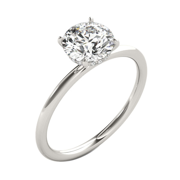 Solitaire Engagement Ring 0 75 Ct Diamond In 14k Solid Gold