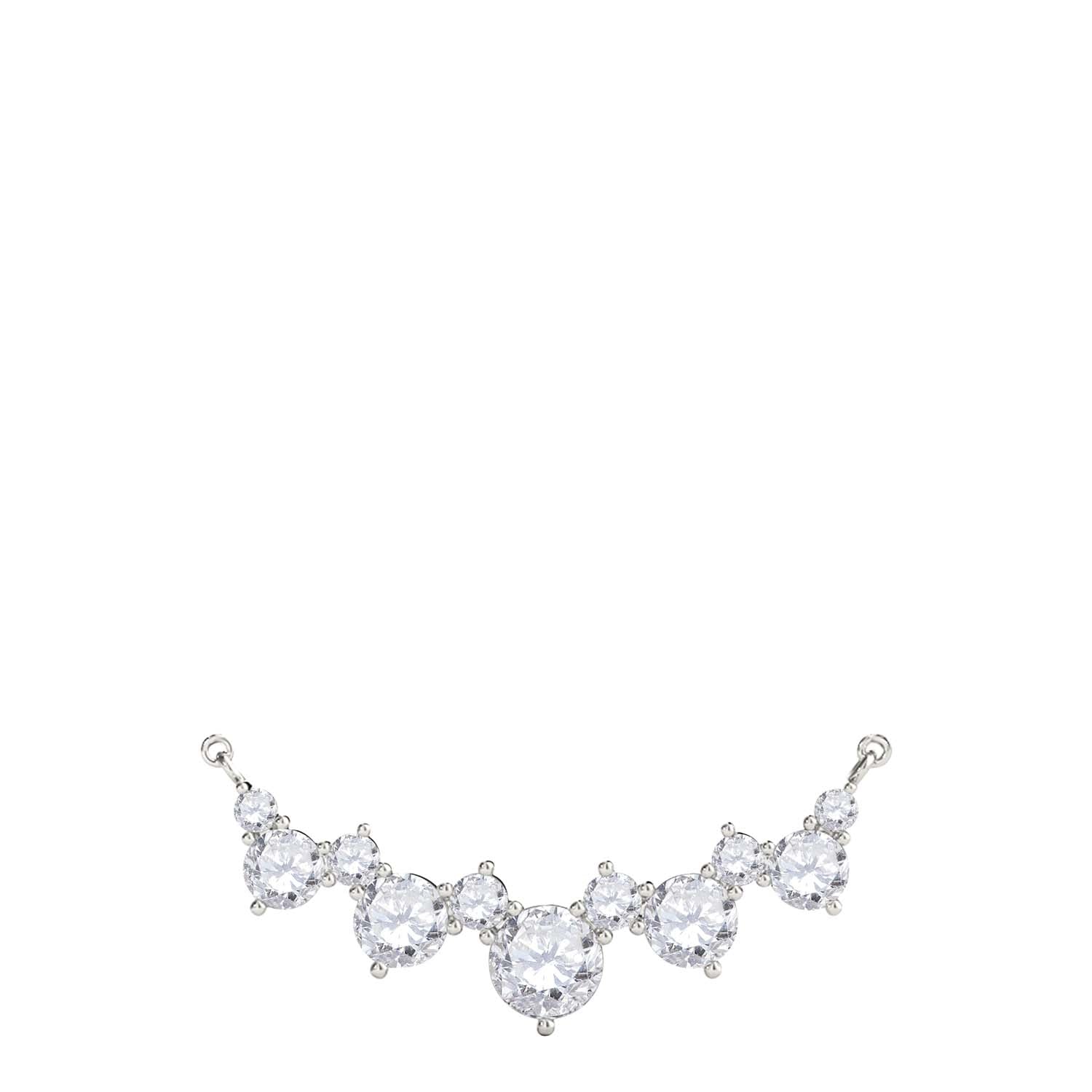 1.00 Carat Brilliant Diamond Pendant In 14K Yellow And White Gold With Chain