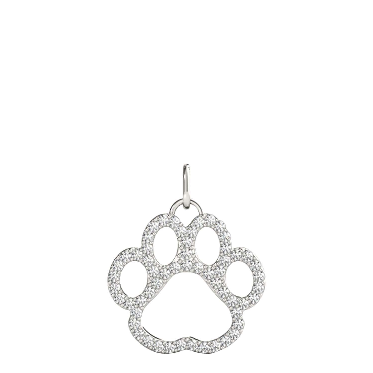 1/2 Ct Natural Diamond IJ/I1I2 Prong Set Necklace Pendant In  10K White Yellow Gold