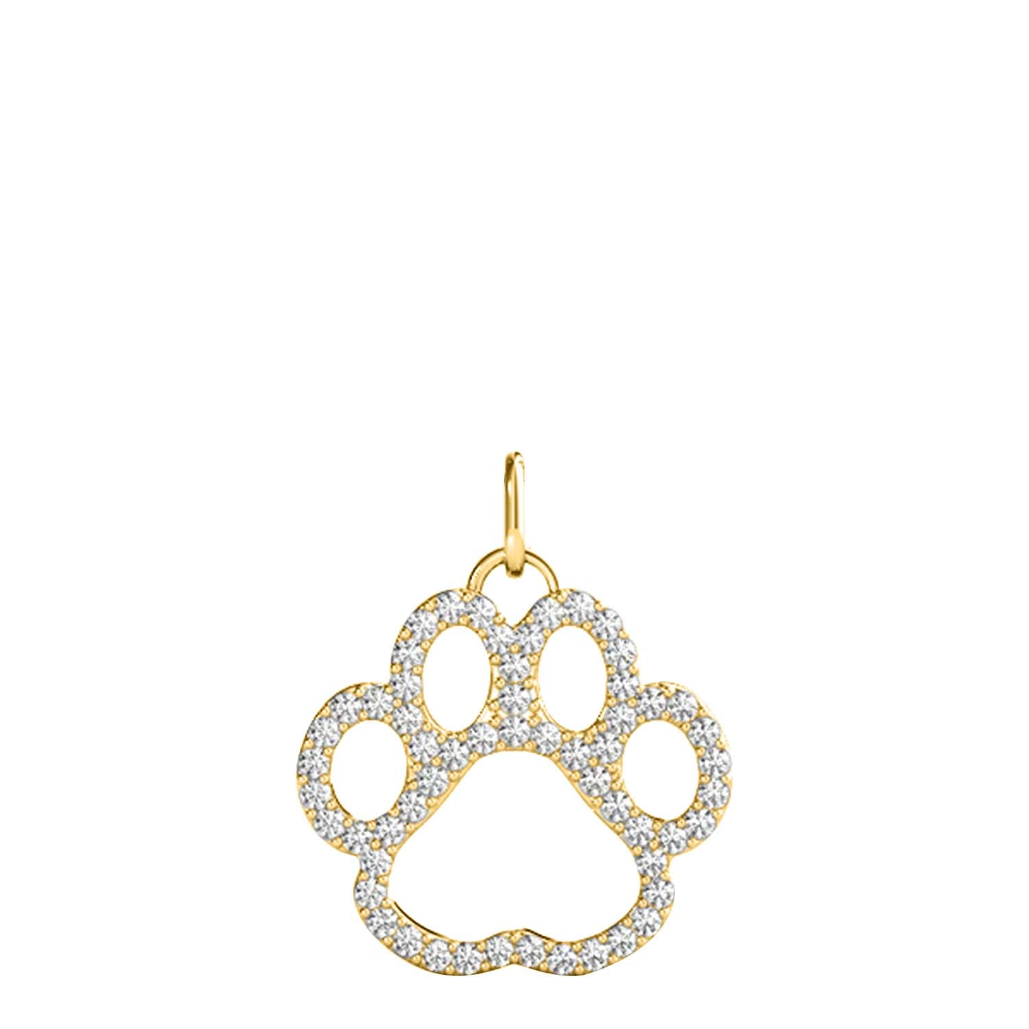 1/2 Ct Natural Diamond IJ/I1I2 Prong Set Necklace Pendant In  10K White Yellow Gold