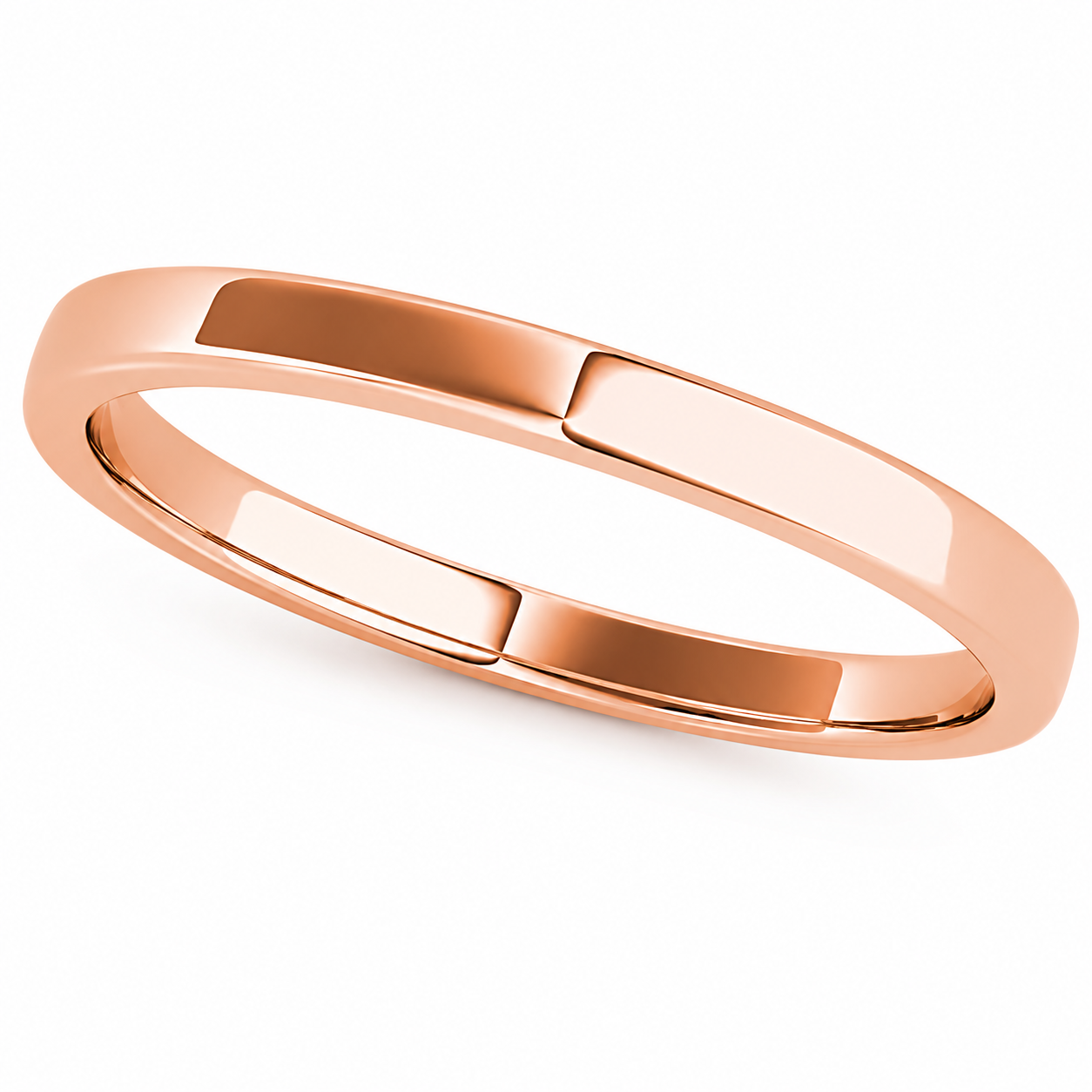 0.75CT Princess Cut Bridal Set Engagement Wedding Ring In 14K Rose Gold